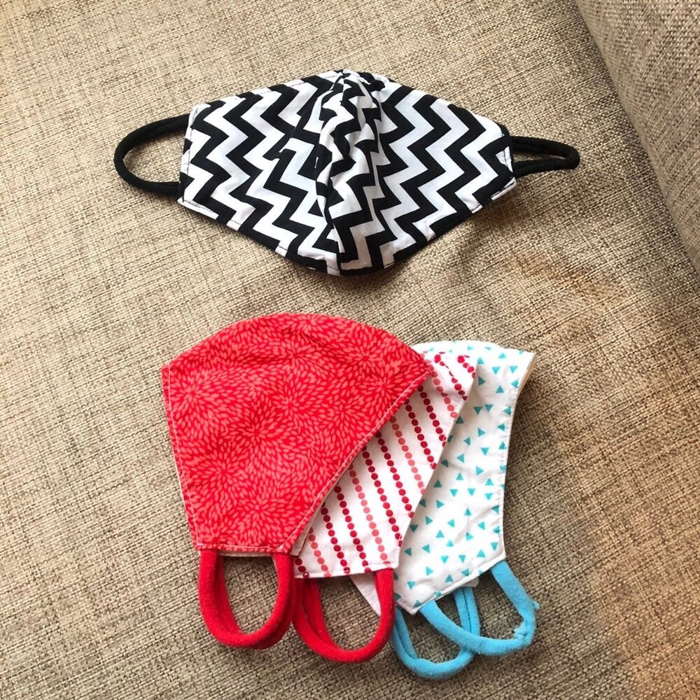 1 handmade cloth mask